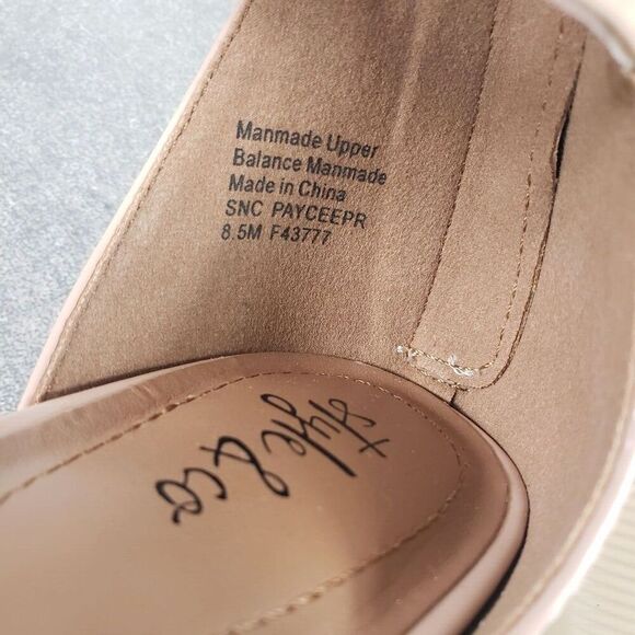 Style & Co. Nude Patent Sandals - Picture 8 of 10